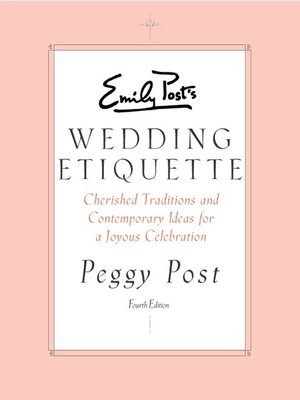 cover image of Emily Post's Wedding Etiquette
